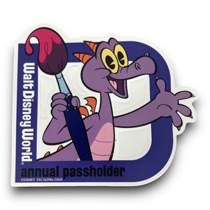 2023 Walt Disney World Figment Annual Passholder Magnet Official
